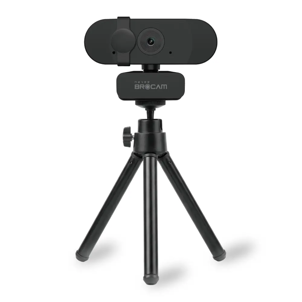 나비 QHD 500만 화소 웹캠 PC캠 컴퓨터 노트북 화상 카메라 오토포커스 NV76-CM400A 삼각대포함
