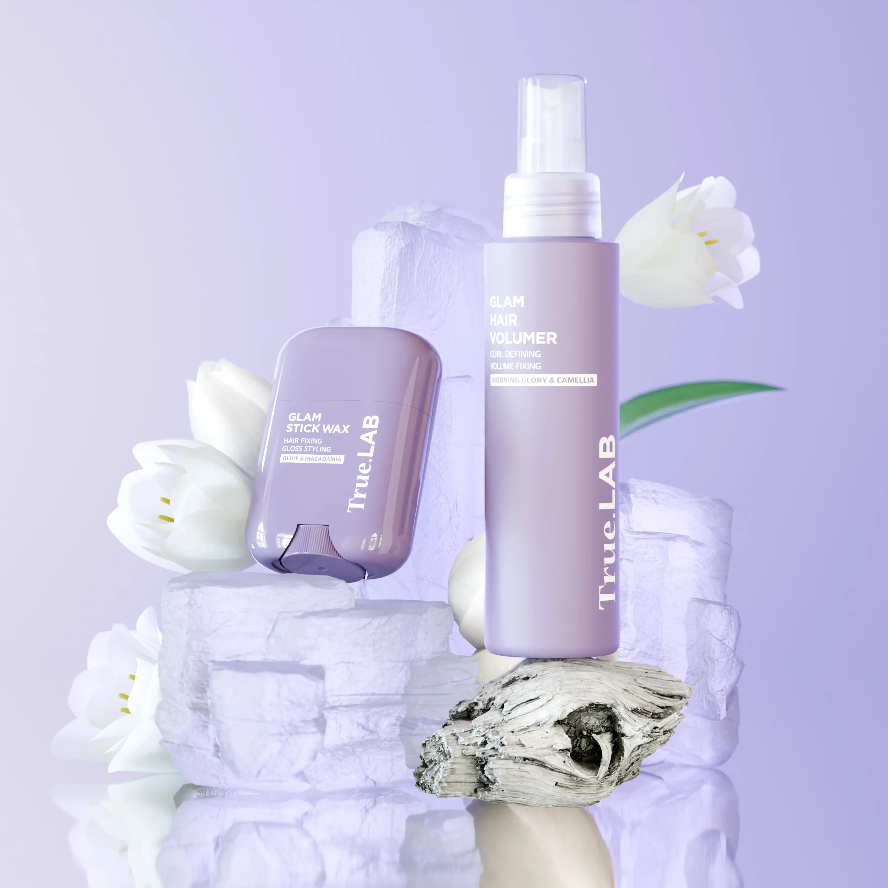 정직한실험실 다이소 트루랩 글램 스틱왁스 15g + 헤어 볼류머 115ml