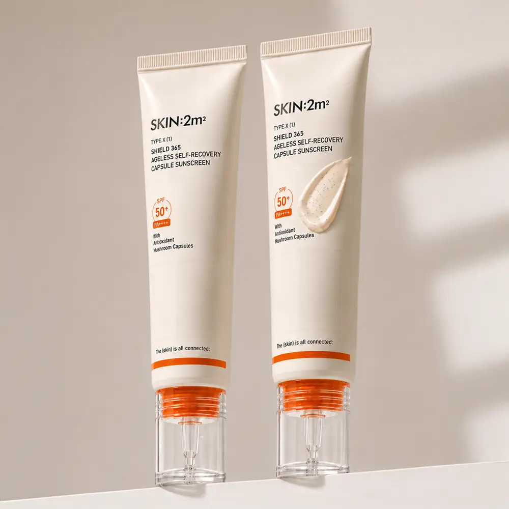쉴드 365 에이지리스 자생 캡슐 선크림 60ml