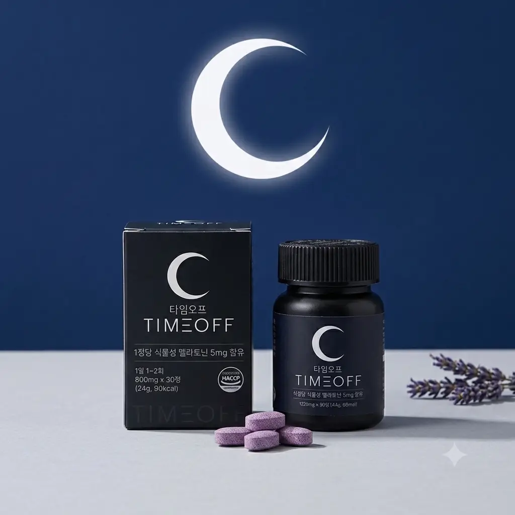 타임오프 식물성멜라토닌 5mg