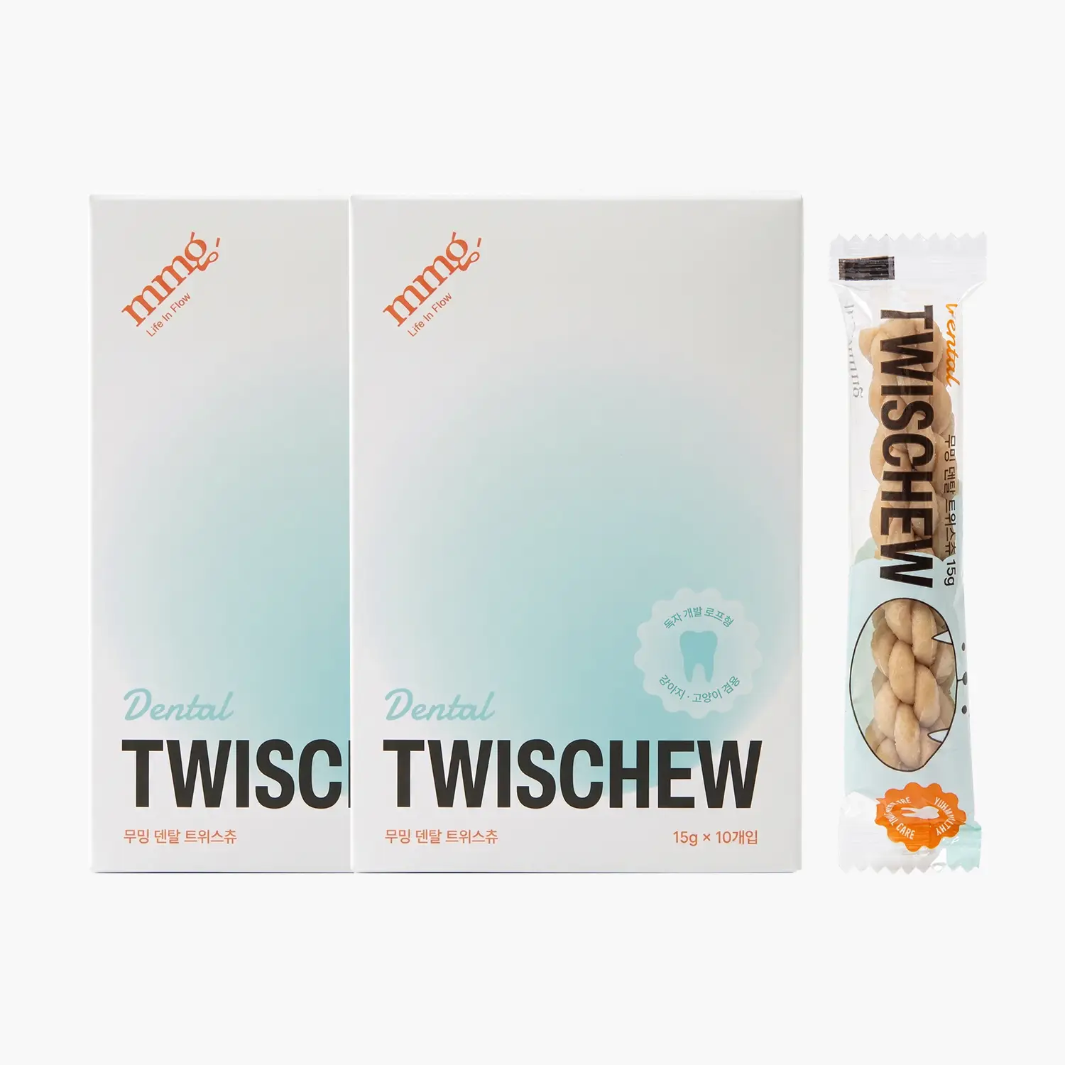 강아지 덴탈껌 치석관리 양치껌 오래먹는 간식 세트