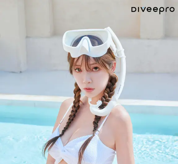 다이비프로 스노쿨링 마스크 * 1개 (색상: 랜덤 발송)
