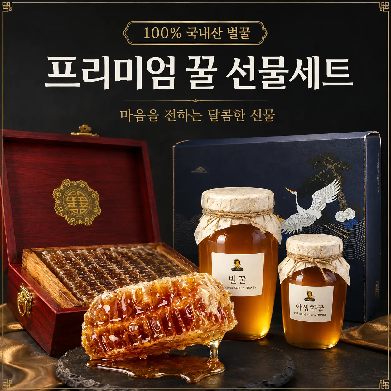 30년 양봉 노하우를 담은 100% 벌집째 즐기는 진짜 꿀, 국내산 병꿀 600g