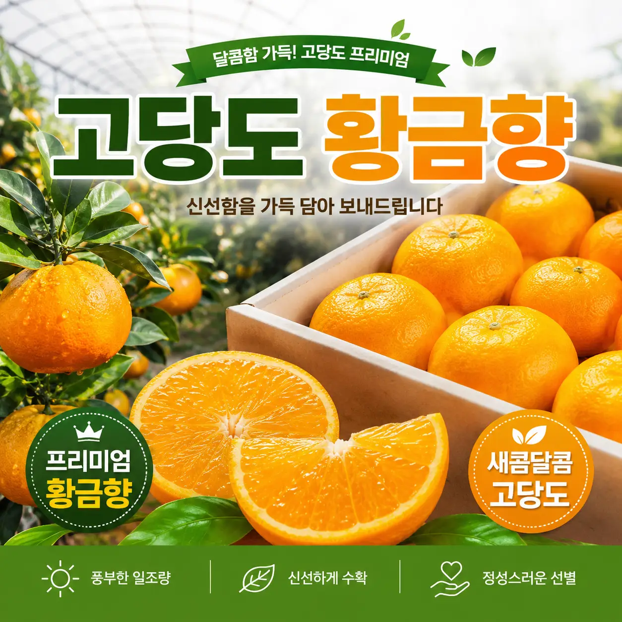 3대째 이어온 재배 노하우 제주 고당도 황금향 5kg 체험단