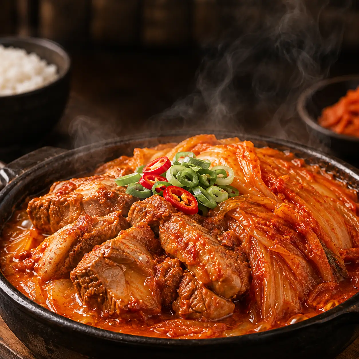 한남동 묵은지 김치찜 (배민)
