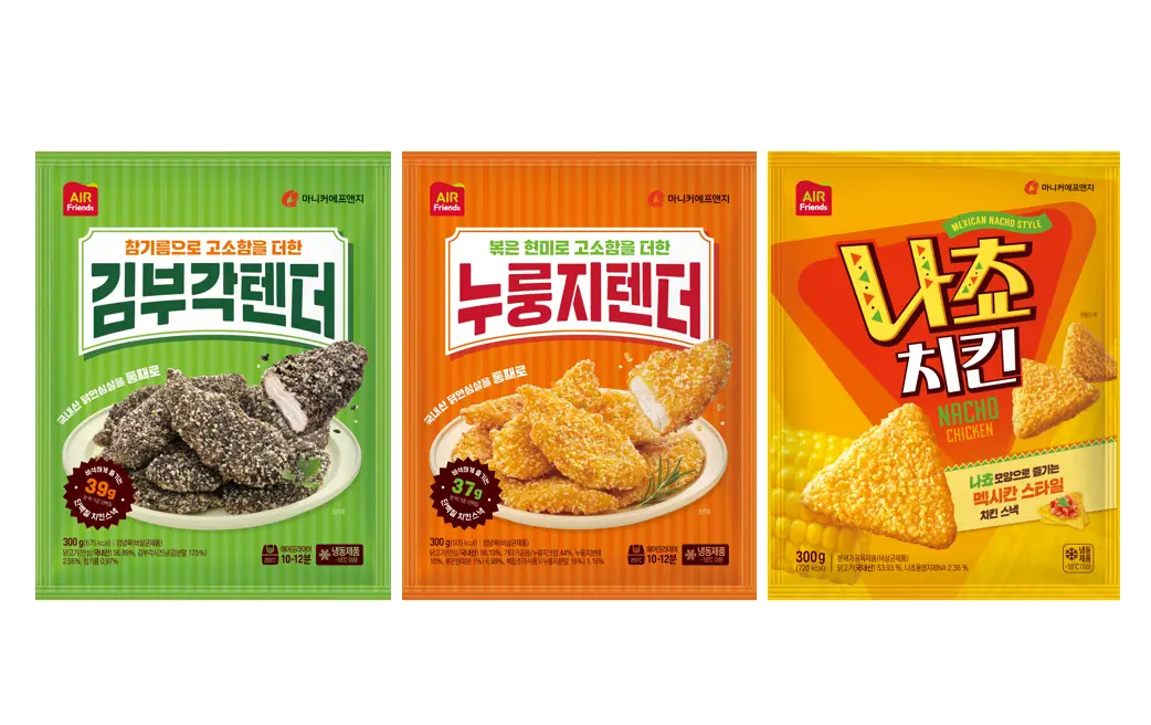 마니커에프앤지 누룽지텐더&김부각텐더&나쵸치킨